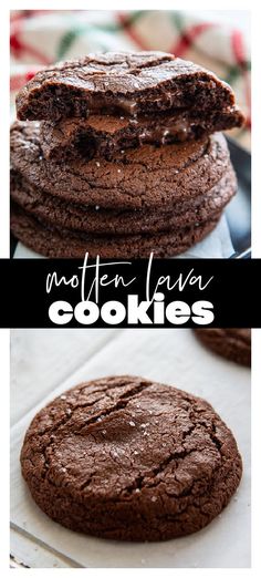 These molten lava cookies are way easier to make than lava cake, and in just 30 minutes, you’ll end up with 12 gooey, chocolatey treats.