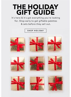 the holiday gift guide is here and it's got everything you're looking for