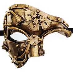 PRICES MAY VARY. Looks Very Expensive: All mechanical parts are precisely stitched and hand-bonded,a lot of detail on mask definitely worth it New Upgraded Version: The design of adjustable elastic band, make sure you no more uncomfortable and slipping mask Cool Looking Steampunk:unique, cyborg, nostalgic and mysterious.Made a perfect addition to your cosplay outfit Comfortable to Wear：The size design is suitable for most adults,let you immediately become the focus of attention in the crowd Cons Black Masquerade Mask, Steampunk Party, Mens Masquerade Mask, Fancy Ball, Steampunk Mask, Style Steampunk, Mask Masquerade, Black Punks, Venetian Mask