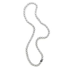 A swirled line necklace with lab white diamonds set in eternity in white gold. Silver Sterling Single Strand Tennis Necklace, Silver Single Strand Diamond Jewelry, Silver Diamond Single Strand Jewelry, Silver Tennis Necklace With Diamond Accents In Platinum, Silver Tennis Necklace With Single Cut Diamonds For Gift, Silver Single Strand Cubic Zirconia Necklace, Silver Single Strand Cubic Zirconia Diamond Necklace, Luxury Silver Single Strand Diamond Necklace, Eternity Necklace