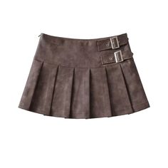 Olivia Mark - High-Waist Belt Detail Pleated Midi Skirt with Wide Hem and Gradient Color Effect Streetwear Fashion Skirt, Belt With Skirt, Pleated Short Skirt, Skirt With Shorts Underneath, Silk Velvet Dress, Skirt Streetwear, Velvet Midi Skirt, Split Long Dress, Skirt With Shorts