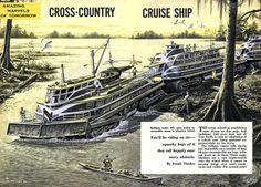 an advertisement for the cross country cruise ship