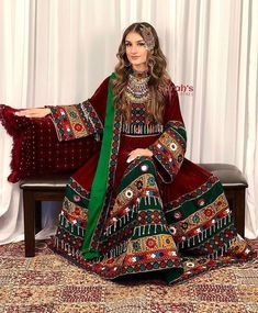 Afghan custom dress for wedding. This dress has 2 colors green,jigari Green Floor-length Dress For Traditional Ceremonies, Green Gown For Traditional Ceremonies With Traditional Drape, Green Gown With Traditional Drape For Ceremonies, Green Floor-length Gown For Ceremonies, Ceremonial Green Dress With Dupatta, Green Ceremony Dress With Dupatta, Festive Green Gown For Ceremony, Ceremonial Fitted Green Dress, Festive Green Ceremony Gown