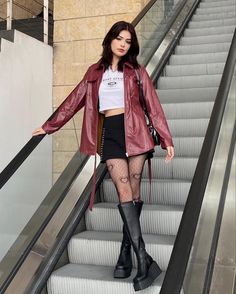 Pose Fotografi, Maggie Lindemann, Rock Outfit, Taylor Momsen, Emma Chamberlain, Foto Poses, Skirt Maxi, Night Out Outfit