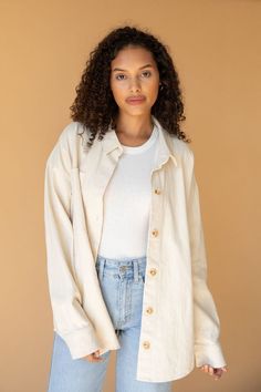 On The Record Shacket Grey Bandit, Tan Jacket, Coats Jackets Women, Medium Length, Cream Color, Lay Flat, Labour Day, Coats For Women, Coats Jackets