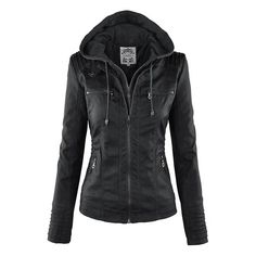 Product Description     Item Type: Jacket  Material: Faux Leather, Polyester  Style: Casual  Closure Type: Zipper  Gender: Women  Package Includes: 1 x Pc     Load More Images                                                           VIVINCH 5-POINT HAPPINESS CHECKLIST    FREE shipping provided and it’s not a fake promise. Secured payments via PayPal® Money Back Guarantee Support delivered 24/7 Order tracking at every stage.     We use encrypted SSL certificates for 100% security.            —————–      Click “Add To Cart” To Order The Product Now!   Limited Quantity – Will Sell Out Fast! Faux Leather Jacket Women, Black Outerwear, Gothic Jackets, Faux Leather Coat, Leather Jacket With Hood, Leather Jacket Style, Pu Leather Jacket, Basic Jackets, Jacket With Hood