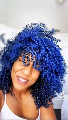 Oops 🙊 - Did we just give you your new favorite color for the summer? Color For Curly Hair, Colored Curly Hair, Twist Outs, Rod Set, Gel Color, Seed Oil, Curly Hair, Favorite Color, Curly Hair Styles