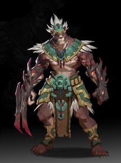 an image of a character from the video game overwatching with his armor and headdress