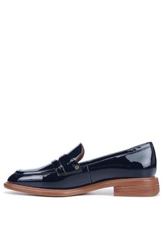 PRICES MAY VARY. Nappa leather upper, faux leather or patent leather partially made from recycled materials Eco-conscious linings with soft + sustainable comfort Slip on fit Almond toe Penny keeper strap Oxford Shoes Women, Navy Slacks, Franco Sarto, Luxury Store, Eco Conscious, Nappa Leather, Pharmacy Gifts, Loafers For Women, Leather Loafers