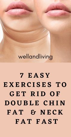 7 Easy Exercises to Get Rid Of Double Chin Fat and Neck Fat Fast - Saayla Neck Fat How To Get Rid Of, How To Get Rid Of Double Chin, Loose Face Fat, Rid Of Double Chin, Weight Training For Beginners, Cheek Fat, Muscles Of The Neck