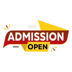 the logo for an open door with words that read,'ad mission open '