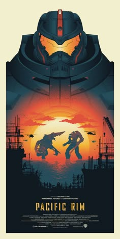 Pacific Rim - Created by Guillaume Morellec Guillermo Del Toro Art, Movie Synopsis, Poster Design Inspiration, Star Wars Jedi, Movie Poster Art