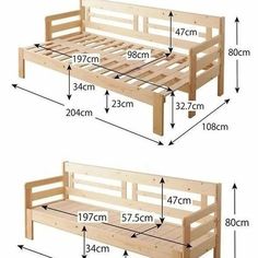 Ted's Wood Working plans Convertable Furniture, Free Furniture Plans, Wood Therapy, Chair Design Wooden, Woodworking Plans Beginner, Outside Furniture, Sofa Cama, Sofa Bed With Storage