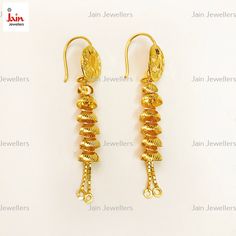 ❤️About the Item❤️ ✔ A rare detailed designer Long Dangle Drop Women's Earring handcrafted by experienced craftsmen in real solid gold symbolizing traditional Indian Craftsmanship and artistry.  ❤️DISCOUNT AND OFFERS❤️ ✔ Please contact us for any discounts or offers that are available on this item. We also provide discounts on bank transfers. Please check the payments methods below! ❤️CUSTOMIZATION❤️ ✔ Please check our designs listed in our store and don't hesitate to contact us with any custom 22k Gold Dangle Jhumkas In Yellow Gold, 22k Yellow Gold Danglers With Intricate Design, Yellow 22k Gold Dangle Earrings, Intricate 22k Yellow Gold Danglers, 22k Yellow Gold Dangle Jhumkas, Gold Jewellry, Precious Jewels, Bridal Gold Jewellery, Yellow Gold Earring