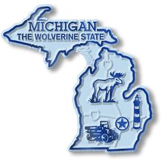 PRICES MAY VARY. Classic vintage souvenir magnet of Michigan Durable .100" Thick Flexible Molded Rubber Construction Made in the U.S.A. by Ideaman, Inc., the manufacturers of the Original Classic souvenir magnets! Magnet Measures 2.4" x 2.3" Fabulous for the Souvenir Magnet Collector! Collector's magnet board available (sold separately) The Michigan Small State Magnet measures approximately 2.5 square inches and has a thickness of 0.1". This wonderful souvenir magnet is part of a collection that Michigan Made Products, Magnet Board, Refrigerator Magnet, Magnetic Board, Vintage Souvenir, Chalk Art, Michigan State, Poly Bags, Refrigerator Magnets