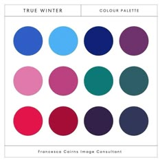 Color Palette For Winter Skin Tones, True Red Color Palette, True Winter Green, Winter Color Season Palette, True Winter Color Palette Hair, High Contrast Colour Palette, Winter Jewel Tones, Toned Winter Color Palette, Winter Skin Tone Color Palette