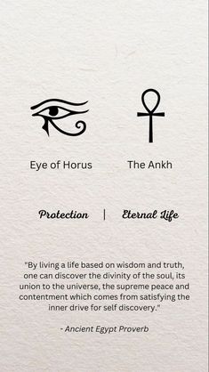 the eye of horus, an ancient egyptian symbol and an eye of horus