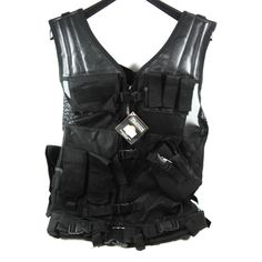 Vism Tactical Vest [2xl+] - Black Fully Adjustable Tactical Vest That Helps Keep Your Shooting Gear Organized For Easy Access, So That Your Shooting Gear Is Right Where You Need It When You Out In The Field. Heavy Duty Front Zipper And 2 Adjustable Quick Fastener Buckles Makes It Easy For You To Get Into The Vest For Secure Fit 3 Adjustable Side Straps On Each Side Of The Tactical Vest To Ensure A Secure Custom Fit To Your Body Tactical Vest Length Is Adjustable Via Triple Shoulders Hook And Loo Black Military Vest For Outdoor Activities, Black Tactical Vest For Outdoor, Military Black Outerwear For Hunting, Black Tactical Vest For Outdoor Activities, Black Military Vest With Pockets, Patagonia Down Sweater, H&m Men, Thermal Jacket, Long Rain Coat