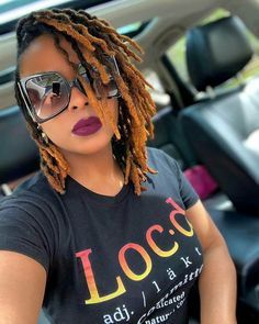 Colored Dreads, Faux Locs Hairstyles, Dreadlock Styles, Dreads Styles, Dread Hairstyles