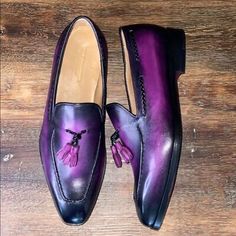 ad eBay - Goodyear Welted purple leather moccasin Slip shoes, Eco-friendly tassels shoes - Buy Now, click the link (eBay) Elegant Purple Leather Shoes With Round Toe, Tasseled Round Toe Dress Shoes For Galas, Tasseled Dress Shoes For Galas, Purple Leather Slip-on Loafers, Elegant Purple Leather Loafers, Leather Slip-on Moccasins With Tassels, Leather Tassel Slip-on Moccasins, Formal Purple Leather Shoes With Leather Sole, Elegant Purple Slip-on Loafers