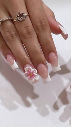 Vietnam Nails, White Tip Acrylic Nails, Boujee Nails, Concert Nails, Band Nails, Hello Nails, Fancy Nails Designs, Summery Nails