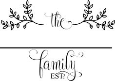 IMAGE Border Svg Free, Family Name Svg, Family Decals, Family Monogram, Wood Burning Crafts, Silhouette Vinyl, Christmas Words, Beach Gifts, Cricut Craft Room