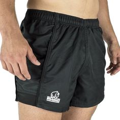 Our Performance Rugby Game Shorts with Stretch Crotch are the newest innovation in comfortable and durable on-field shorts. Featuring a 100% Polyester body with Poly-Spandex Stretch Crotch and Side Panels, these shorts provide you the mobility you want, comfort you love, and toughness you need. The Stretch Crotch design allows for a fuller and less restricting range of motion. Combined with Side Panels that provide a more comfortable fit around your leg, these shorts are truly the next step in P Functional Short Swim Trunks For Training, Moisture-wicking Functional Shorts, Training Shorts With Elastic Waistband, Nylon Sports Shorts, Functional Sports Bottoms With Elastic Waistband, Go-dry Nylon Shorts For Sports Events, Functional Bottoms With Elastic Waistband For Sports, Nylon Go-dry Shorts For Sports Events, Moisture-wicking Shorts For Training