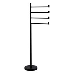 a black metal pole with four bars on it