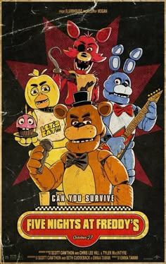 the five nights at friday's poster for five nights at friday's party