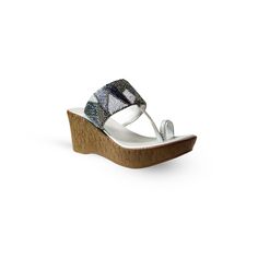 This is a premium quality kolhapuri wedge sandal for women.  It is made from genuine luxurious leather and is handcrafted in India.  It is known for its unique design, fine craftsmanship, meticulous artisanal work and comfort fit.  It has exquisite hand embroidered beading with elaborate embellishments. The wedge sandal is made from high-quality leather, which makes it durable and long-lasting. It has a contour design for comfort fit.  The wedge sandal is available in a range of sizes, and you can choose the size that best fits you from the size chart provided.  They are a perfect blend of traditional and modern style, and it is sure to add a touch of elegance to your outfit. Contour Design, Sandal For Women, Womens Espadrilles Wedges, Genuine Leather Sandals, Women's Espadrilles, Cork Wedges Sandals, Leather Silver, Wedge Sandal, Espadrilles Wedges