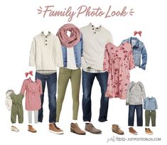 an image of family photo look with clothes