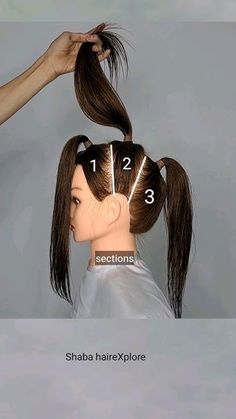 How To Layered Hair, Layer Your Own Hair Diy, How To Make Long Hair, How To Make Layers In Hair, Layering Hair Diy At Home, Self Haircut Layers, Two Layers Haircut, How To Trim Your Own Hair With Layers, Easy At Home Haircuts For Women