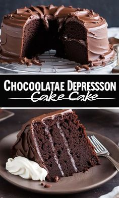 Chocolate Spoonful Cake, Fall Chocolate Cake, Dense Chocolate Cake Recipe, Dense Chocolate Cake, Struggle Meals, Choc Cake, German Pancakes, Smooth Cake, Decadent Chocolate Cake