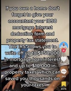 the text reads, if you own a home don't forget to give your account