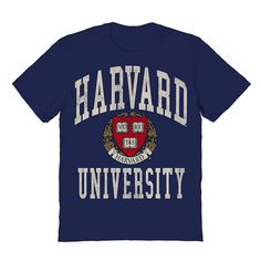 Show your school spirit with this Men's Harvard University Veritas Graphic Tee. Show your school spirit with this Men's Harvard University Veritas Graphic Tee. SETUP INFORMATION Harvard University Veritas Tee No my product doesn't require providing the Law Label tag to comply with Utah's Bedding-Upholstered Furniture-Quilted Clothing Rule (R70-101)FEATURES Crewneck Official Merchandise Short sleeveFABRIC & CARE Cotton Machine wash Imported Color: Navy. Gender: male. Age Group: adult. Havard Shirt, Varsity Long Sleeve T-shirt With University Logo, University Red Collegiate T-shirt With Graphic Print, Harvard Tshirt, Harvard Merchandise, University Tshirt, University Tees, Quilted Clothing, Label Tag