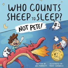 a book cover for who counts sheep to sleep?