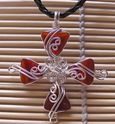 Artistic Wire Wrapped, Red Agate Gemstone, Sterling Silver Pendant, Handcrafted Cross Pendant, Gift Artistic Wire, Diy Wire Jewelry, Gift For Her Birthday, Red Agate, Wrapped Jewelry, Agate Gemstone, Wire Wrapped Jewelry, Sterling Silver Pendant, Silver Wire