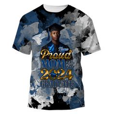 Celebrate the success of your loved one with our Graduation 2024 Proud Family Personalized Shirt! This 3D shirt features a custom photo and text, making it a unique and thoughtful gift. With its beautiful design, it's the perfect way to show pride and support. Get yours today and make their graduation extra special! 3d Graduation Shirts, Graduation Shirt Ideas For Family Black, Proud Girlfriend Graduation Shirt, Graduate Shirts For Family, Proud Mom Of A 2023 Graduate Shirt, Business Essentials, 3d Shirt, School Mascot, Custom Buttons