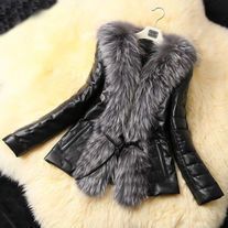 Faux Fox Fur Coat, Fur Collar Jacket, Leather Coat Jacket, Fur Leather Jacket, Fur Collar Coat, Leather Outerwear, Fox Fur Coat, Leather Jacket Black, Leather Jackets Women