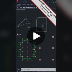 an animated video showing how to use autocading