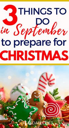 three things to do in december to prepare for christmas