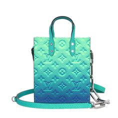 Louis Vuitton Louis Vuitton Taurillon Illusion Sac Plat XS Bleu Vert Cross Body Bag (Authentic) Leather Multicolour Details Department Women Exterior Color Multicolour Exterior Material Leather Style Cross Body Bag Bag Depth 6.48 in Bag Height 7.5 in Bag Width 2.4 in Lining Material leather Product Line Plat Model Plat SKU 001920 Condition This item shows no visible signs of wear. Please look at every detail of the photos. Use the enlarge button to enlarge the photos. May have on the interior and the exterior dirtiness, signs of rub, corner rub, scuff marks, stains, water marks, color wear, patina, hardware scratches, tarnish, smell, cracking, leather aging, white scuff marks, leather marks, leather indent marks, dust particles. Item description Authentic Louis Vuitton Virgil Abloh green a Luxury Square Shoulder Bag For On-the-go, Luxury Green Mobile Phone Bag, Louis Vuitton Virgil Abloh, Bag Packaging, Virgil Abloh, Runway Show, Green And Blue, Small Leather Goods, Cross Body Bag