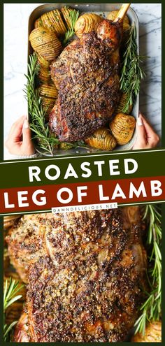 ROASTED LEG OF LAMB, christmas dinner menu, holidays Lamb Thigh Recipe, Baked Leg Of Lamb, Leg If Lamb Recipe, How To Cook A Lamb Leg, Best Lamb Leg Recipes, Leg Of Lamb Dinner Ideas, Roast Lamb Christmas Dinner, Christmas Leg Of Lamb Recipes