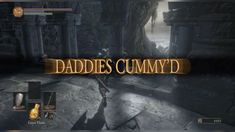 the video game's title screen for daddies cummyd