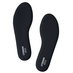 PRICES MAY VARY. These insoles are made of 6mm and 8mm memory foam, which offers long time cushion and feet support, helps planter facilities and foot pain relief. Active Carbon Particles keep your feet dry and fresh all day. LTOHOE memory foam insoles help you enormously when working or standing all day as the memory foam absorbs pressure on your legs. Shock absorbing insoles for long-distance walking, hiking or running. Great choice for your insoles replacement. They would make your boots and Ergonomic Slip-on Walking Shoes With Removable Insole, Gore-tex Walking Shoes With Cushioned Footbed For Sports, Synthetic Slip-ons With Ortholite Insole, Ergonomic Slip-ons With Ortholite Insole And Round Toe, Black Gore-tex Walking Shoes With Cushioned Footbed, Foot Pain Relief, Muscle Fatigue, The Upside, Shoe Inserts