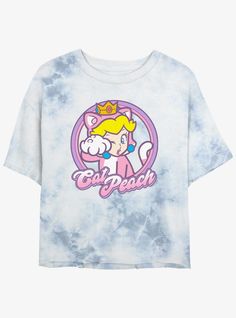 Please Note: wash pattern may varyLightweight 100% combed ring spun cottonWash cold; dry lowImportedListed in junior sizes Cat Princess Peach, Cat Princess, Tall Hoodies, Girls Tie, Crop T Shirt, Plus Size Fits, Womens Tie, Socks And Tights, Sweaters And Jeans