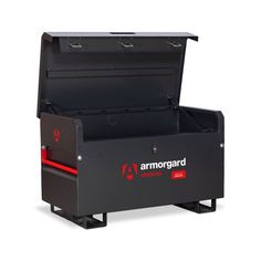 the armorguard toolbox is open and ready to be used for tools or other things