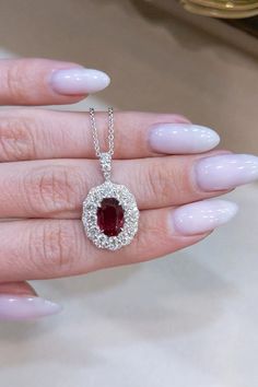 Ruby and Diamond Ring, Engagement ring, Aesthetic ring, Engagement ring idea, Ruby Jewelry, Кольцо с рубином, кольцо на помолвку, Идея кольца, украшения с рубином, #rubyring #rubydiamondring #diamondring #trendring #ringaddict #prettyring #designerring #uniqueengagementring #engagementring #engagementringideas  #customrings #weddingrings #weddingring #ringlovers #ringofig #prettyrings #customring #uniquering #promisering #proposalring #ruby #rubydiamond #rubyjewelry #redruby #rubystone Oval Ruby Necklace With Brilliant Cut, Oval Ruby Jewelry With Brilliant Cut, Exquisite Ruby Jewelry Gia Certified, Dazzling Platinum Oval Necklaces, Fine Jewelry Ruby Oval Pendant, Fine Ruby Jewelry With Oval Pendant, White Gold Oval Ruby Necklaces, Red Oval Diamond Cut Necklace, Oval Ruby Necklaces In White Gold