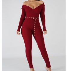 V-Day Jumpsuit Fitted Formal Jumpsuits And Rompers For Winter, Chic V-neck Bodysuit For Winter, Fitted Jumpsuits And Rompers For Fall Date Night, Chic Winter V-neck Jumpsuits And Rompers, Elegant Bodysuit For Going Out In Fall, Chic Winter V-neck Jumpsuit, Elegant Fall Bodysuit For Going Out, Chic Fitted Jumpsuits And Rompers For Winter, Chic Fitted Winter Jumpsuits And Rompers