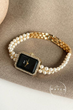 Square Face Pearl Bracelet Watch, designed for the modern woman who appreciates both style and functionality. This elegant timepiece features a chic square watch face crafted from durable stainless steel, ensuring longevity and sophistication. Trendy Rectangular Dial Watch As Gift, Trendy Rectangular Dial Watch As A Gift, Trendy Rectangular Dial Watch For Gift, Trendy Rectangular Quartz Watch, Elegant Rectangular Watch With Bracelet Strap, Elegant Rectangular Watches With Bracelet Strap, Elegant Rectangular Watches As A Gift, Elegant Rectangular Stainless Steel Watch, Luxury Rectangular Metal Watches